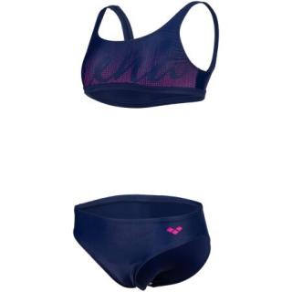 Arena Girl's Graphic Bikini Top plavky dívčí Velikosti - dívčí - chlapecká: 140/10-11 let