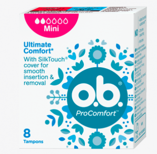 OB Pro Comfort Mini 8 ks menstruační tampony