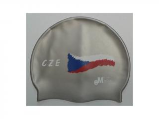 Plavecká čepice Emme Czech flag