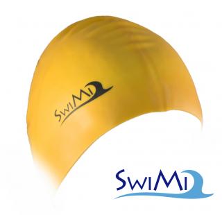 Plavecká čepice Solid Color - žlutá