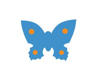 Plavecká deska Dena Motýl - modrá