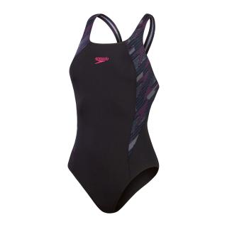 Speedo Hyperboom SPL MSBK plavky dámské vcelku růžové Velikost: 38/S-M