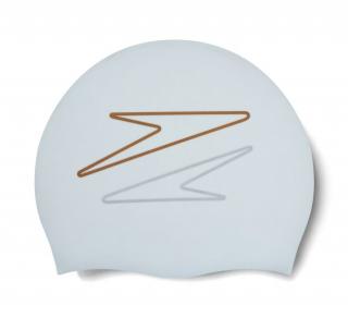 Speedo Printed Silicone Cap - čepice Barva: bílá