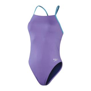 Speedo SOLID LATBK 1PC AF plavky dámské vcelku Velikost: 42/L