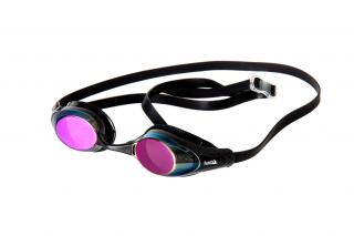 Swim&Relax Aksa Mirror Plavecké brýle Barva: černá, Skla: zrcadlová