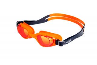 Swim&Relax Kai Plavecké brýle pro děti Barva: oranžovo-černá, Skla: oranžová