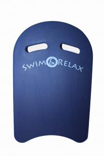 Swim&Relax Kickboard plavecká deska velikost L s chyty