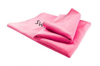 Swim&Relax Microfibre Towel 80x130cm Barva: růžová