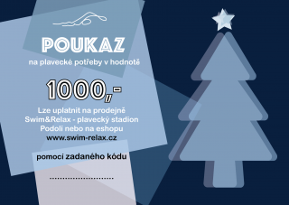 Vánoční poukázka 1000,- Kč