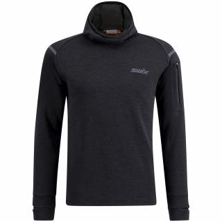 Pánská funkční mikina Swix Pace Midlayer Hooded 10058-23-10000 Velikost: L