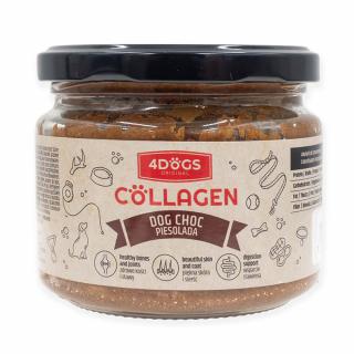 4DOGS Arašídové máslo pro psy s mletým parožím Dog Choc 330 g