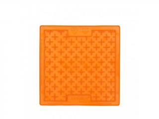 LickiMat Buddy lízací podložka 20 x 20cm Barva: Oranžová