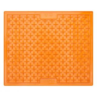 LickiMat Buddy XL lízací podložka 30,5 x 25,5cm Barva: Oranžová