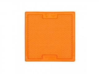 LickiMat Soother lízací podložka 20 x 20cm Barva: Oranžová