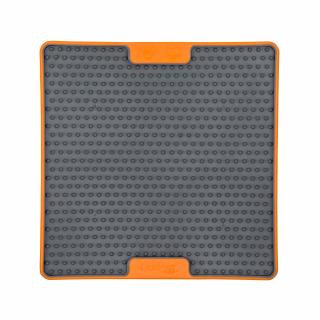 LickiMat Soother TUFF lízací podložka 20 x 20cm Barva: Oranžová