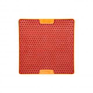 LickiMat Soother TUFF PRO lízací podložka 20 x 20cm Barva: Oranžová