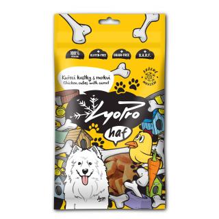 Lyopro - Kuřecí kostky s mrkví 50 g