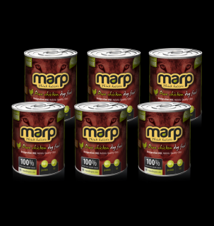 Marp Pure Chicken konzerva pro psy s kuřecím Hmotnost: 6x800 g