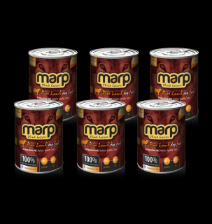 Marp Pure Lamb konzerva pro psy s jehněčím Hmotnost: 6x400g