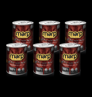 Marp Venison konzerva pro psy se zvěřinou Hmotnost: 6x400g