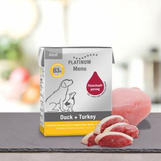 Platinum Menu Duck + Turkey - Kachna + Krocan Velikost balení: 185 g
