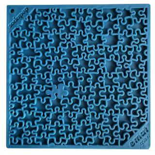 SodaPup Lízací podložka Puzzle Barva: Modrá