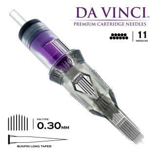 11CMLT stínovací magnum jehla pro tetování Bishop Da Vinci - 0,30mm