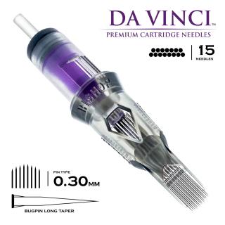 15CMLT stínovací magnum jehla pro tetování Bishop Da Vinci - 0,30mm