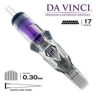 17CMLT stínovací magnum jehla pro tetování Bishop Da Vinci - 0,30mm