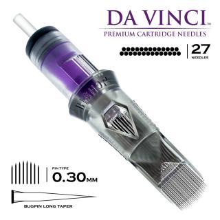 27CMLT stínovací magnum jehla pro tetování Bishop Da Vinci - 0,30mm