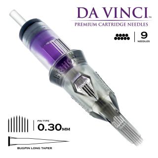 9CMLT stínovací magnum jehla pro tetování Bishop Da Vinci - 0,30mm