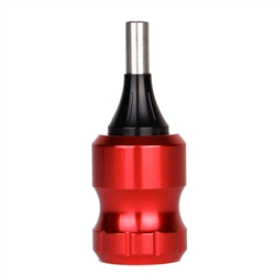 Elite Aluminium Cartridge Grip - 32mm, Red, 3x nástavec na jehlu