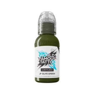 tatérská barva 30ml World Famous Limitless - JF Olive Green