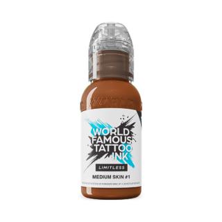tatérská barva 30ml World Famous Limitless - Medium Skin 1
