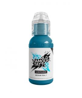 Tetovací barva 30ml World Famous Limitless, Medium Teal 1