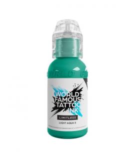 Tetovací inkoust 30ml World Famous Limitless, Light Aqua 3