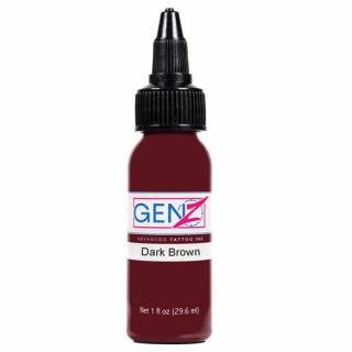 Tetovací inkoust Intenze GEN-Z Dark Brown 30ml tmavě hnědá