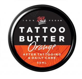Veganské máslo pro hojení tetování Loveink Orange 50ml