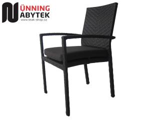 Umělý ratan Zahradní židle Horizon mocca