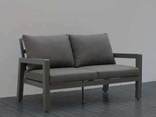 Zahradní hliníková 3-lavice Malibu šedá