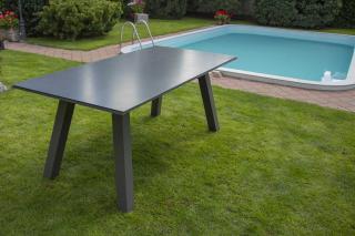 Zahradní hliníkový stůl California šedý 180