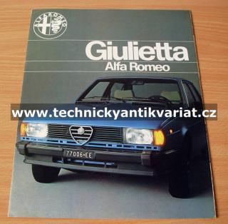 Alfa Romeo Giulietta (prospekt)