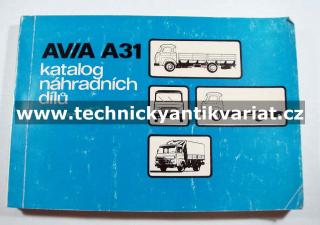 Avia A31 (Katalog náhradních dílů)