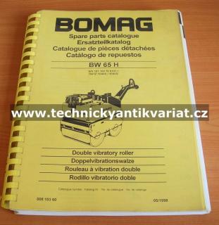 Bomag BW 65H (Katalog náhradních dílů)