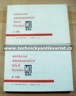 Člun MO 634 (katalog náhradních dílů)