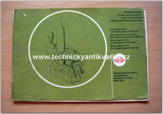 Fortschritt D242 Dieselmotor  (katalog dílů)