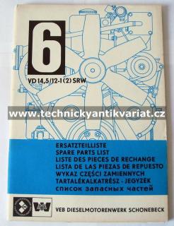 IFA 6VD 14,5/12 - 1(2) SRW (Katalog náhradních dílů)
