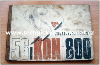Kombinátor nesený 56 - KON - 800 (návod k obsluze, katalog)