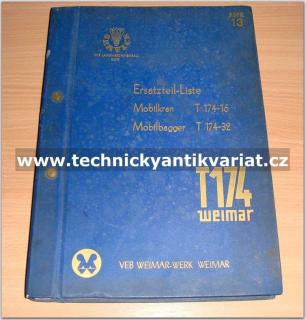 Mobilkran T 174-16/32 (ersatzteil liste )