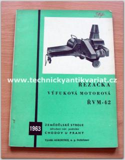Řezačka ŘVM - 42, výfuková motorová  (návod k obsluze / katalog dílů)
